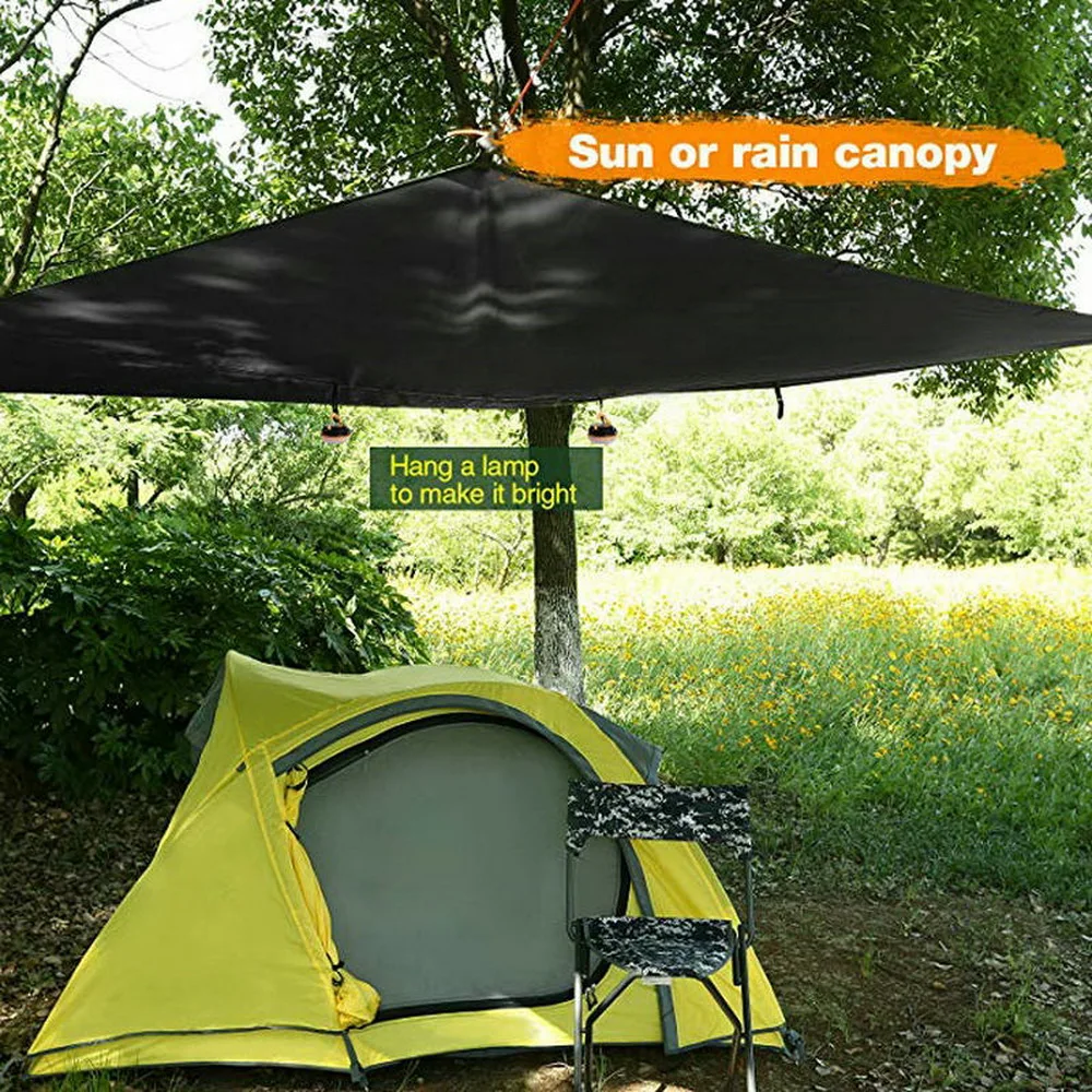 Waterproof Beach Sun Shelter Tarp Tent Shade Ultralight UV Garden Awning Canopy Sunshade Outdoor Camping Hammock Rain Fly | Дом и сад