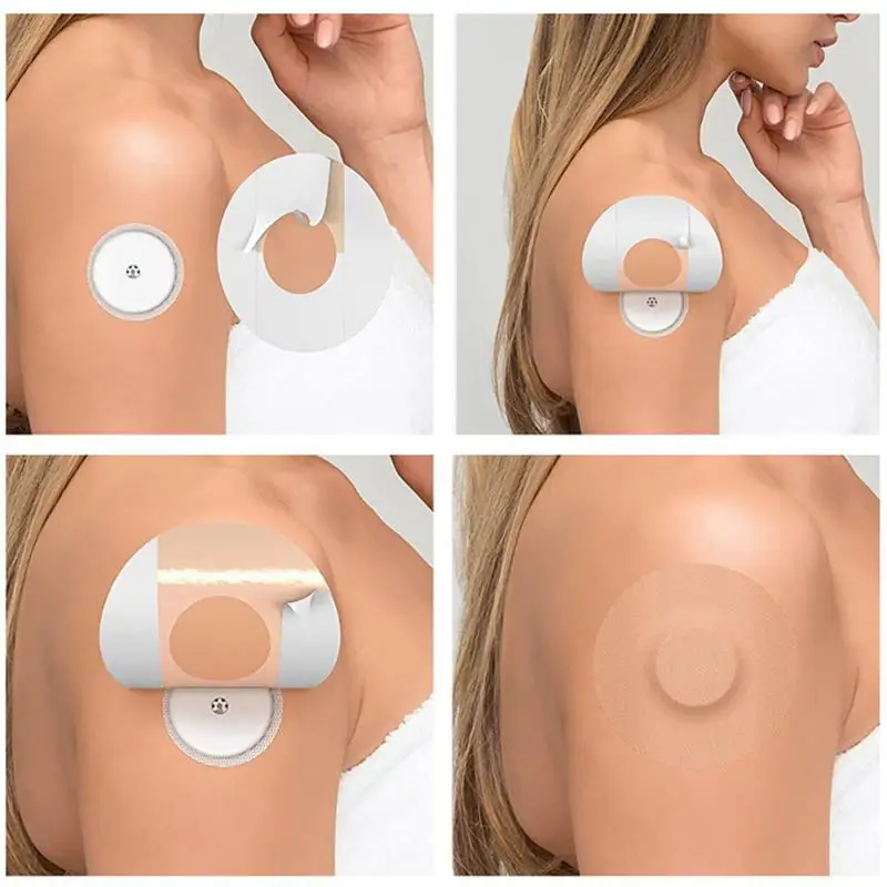 

Self-Adhesive Sweatproof Patch Waterproof Running Sensor Fixing Patch Pre Cut Back Paper For Dexcom G6 And Freestyle Libre