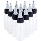 Пластиковый контейнер 10 шт.лот, 30 мл, 60 мл, 100 мл, 120 мл, бутылки с чернилами для аэрографа, прозрачная запасная бутылка с чернилами для краски, бесплатная доставка