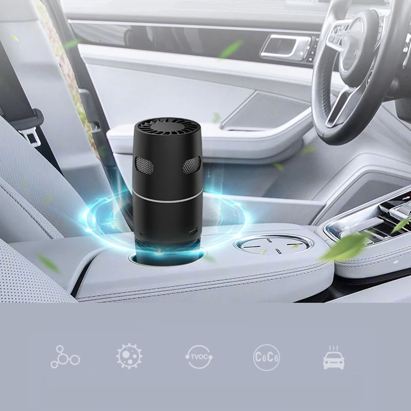 Портативный автомобильный очиститель воздуха освежитель автоматический анион