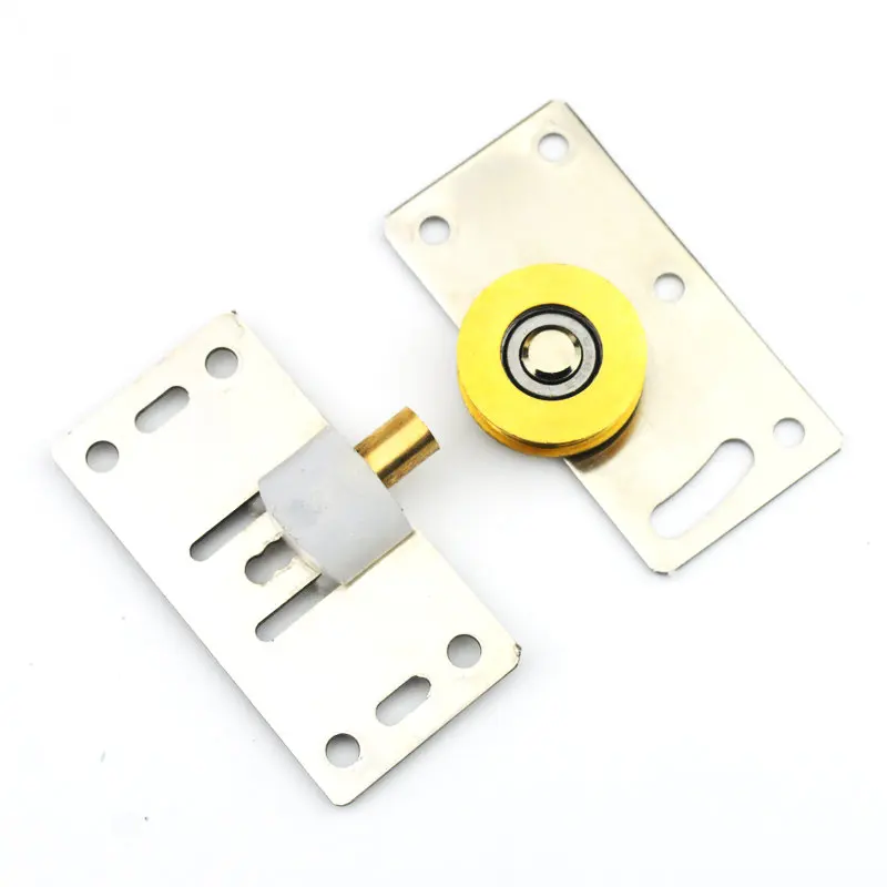 Подшипник из нержавеющей стали мебельная раздвижная дверь Медные Ролики шкив