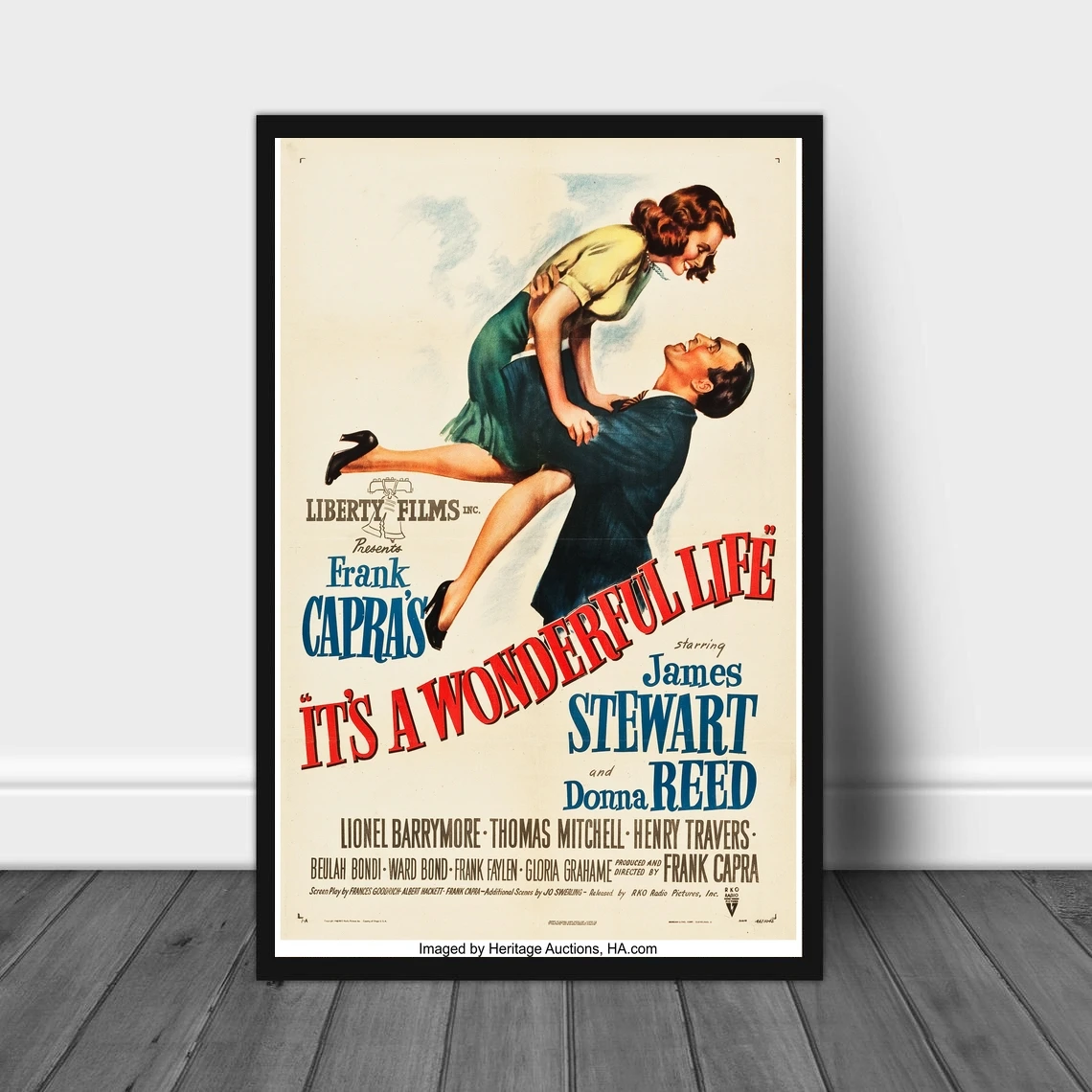 

1946 It's a Wonderful Life Movie Poster Canvas Print Home Wall Painting Decoration (No Frame)