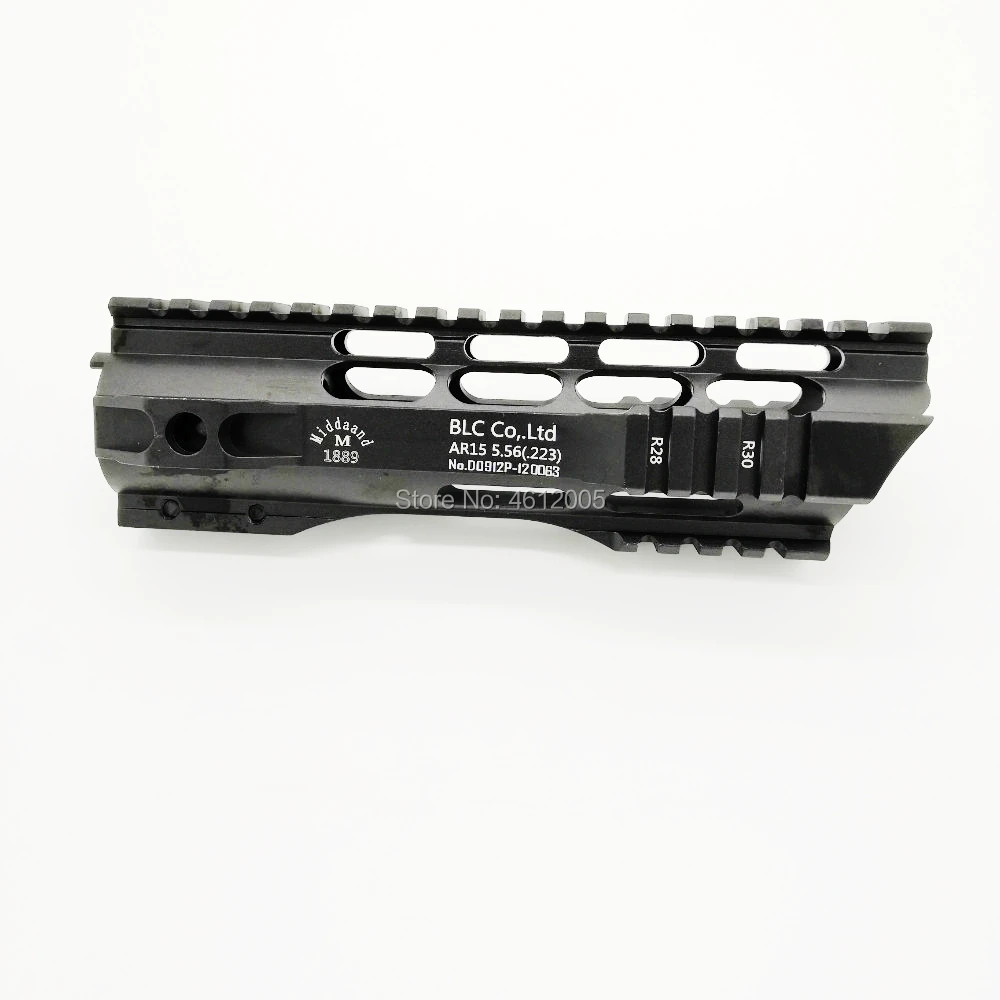 7 дюймов тактический ar 15 AR15 MLOK handguard поплавок супер тонкий Handguard Quad Rail стальная гайка для M4 M16
