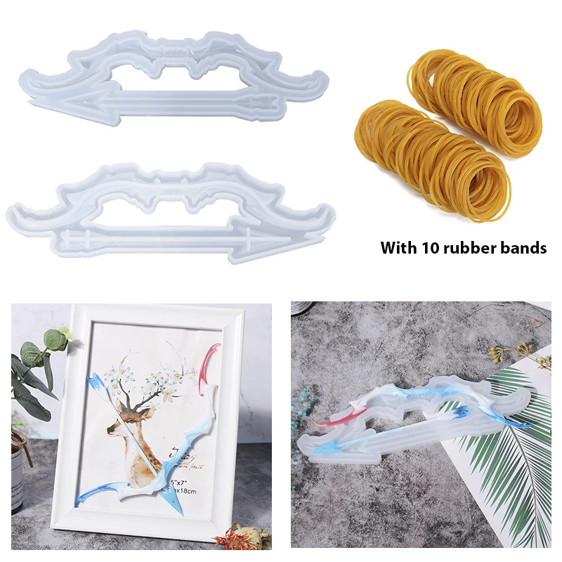 

Креативные формы из смолы, силиконовая стрела, уникальные формы из смолы, формы для рисования в виде лука и стрелы из смолы, формы «сделай са...