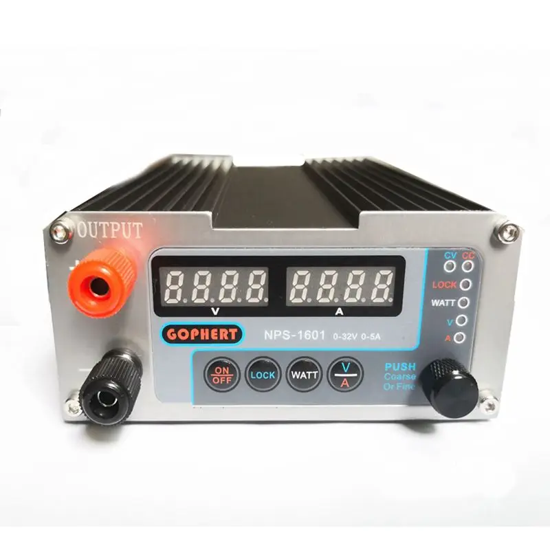 Регулируемый источник питания постоянного тока Gophert 0 30 в 5 А 60 В 3 16 10 NPS