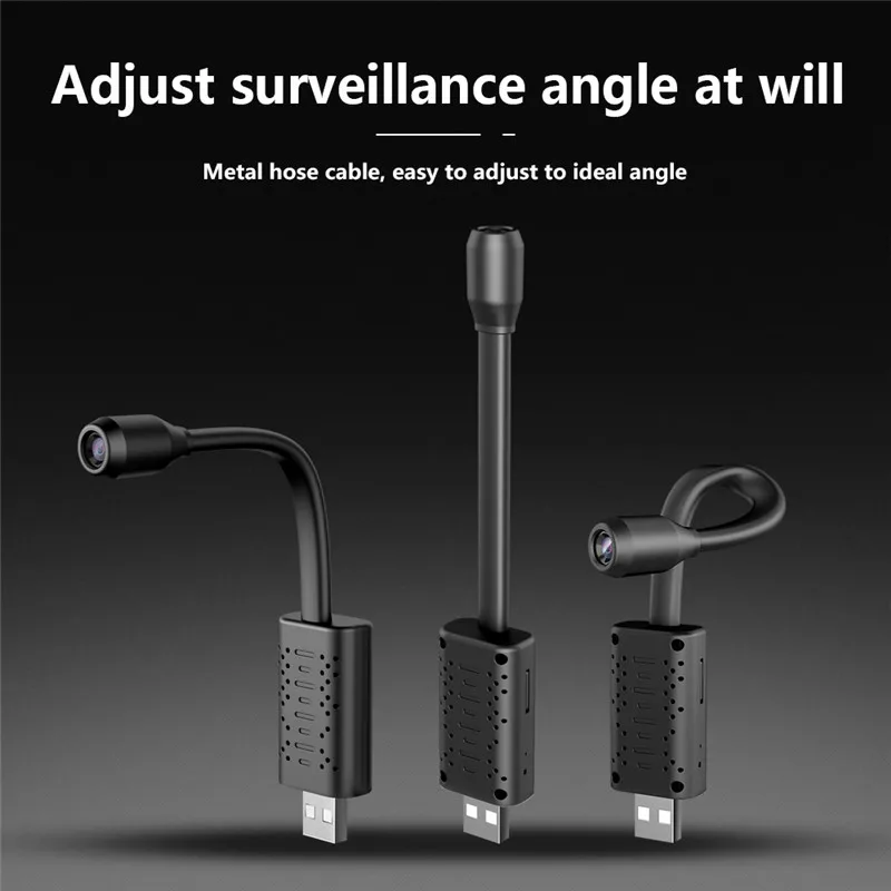 HD Smart Mini Wifi USB камера ip-камера наблюдения в режиме реального времени AI циклическая