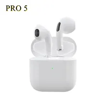 Mini Pro 5/Pro 4 Bluetooth Earphone TWS Wireless Headphones HiFi Music Earbuds Sport Gaming Headset with GPS and Rename