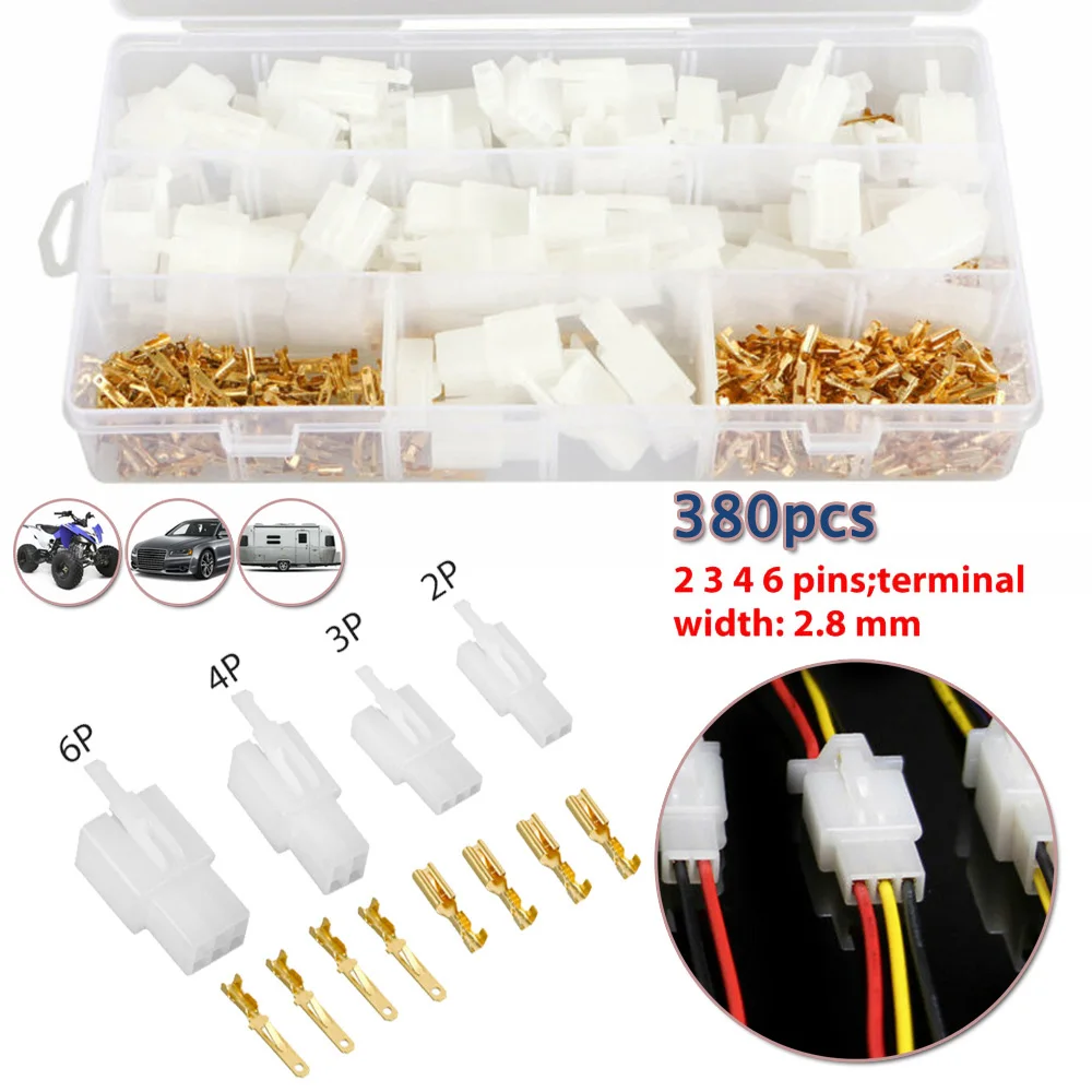 

Male Cable Terminal Tool Clip Connector Crimp Female Lock Plug Set Auto