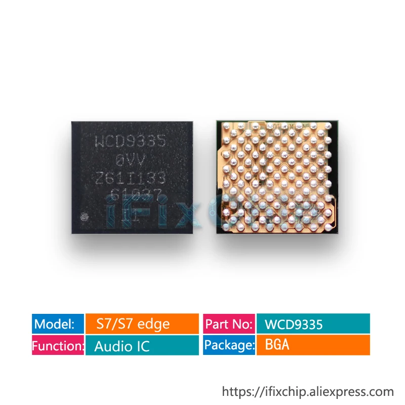 

5 шт./лот WCD9335 для samsung S7 G9300 S7 Edge G9350 аудио кодек ic Chip