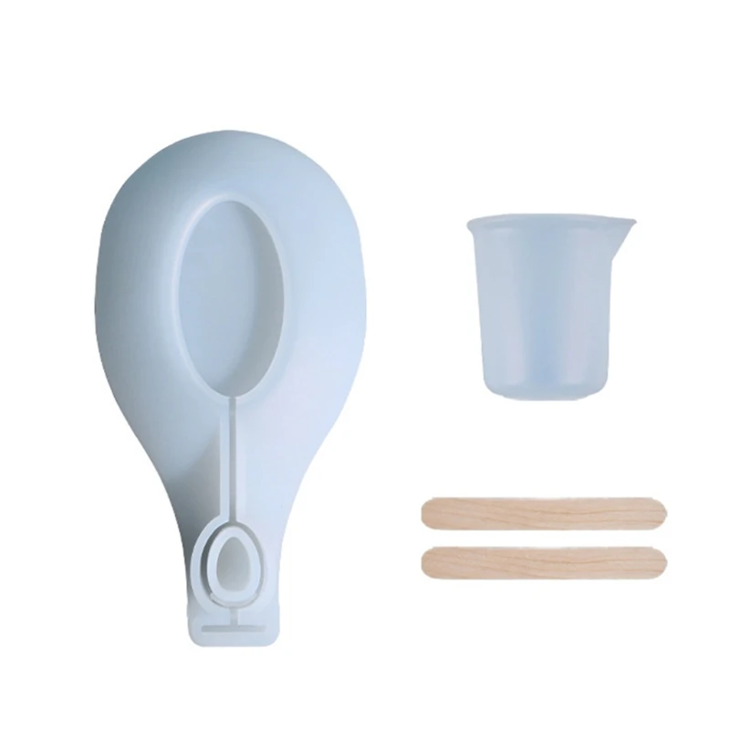 

Diy Spoon Tray Silicone Mold Epoxy Resin Coaster Molds With Measuring Cup