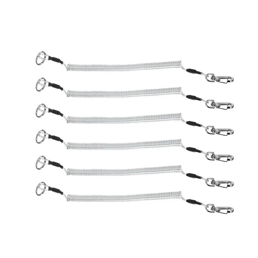 

6pcs Camping Secure Pliers Lip Grips Tackle Tools Fishing Lanyards Boating Ropes Kayak Fish Outdoor Fishing Accessory Carabinet