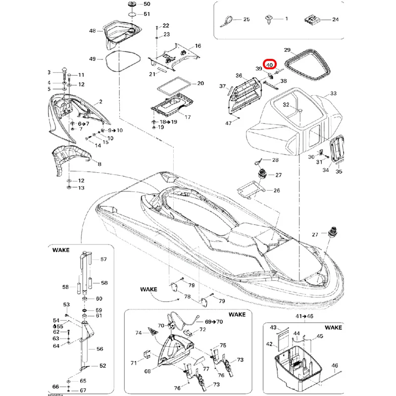 Для SKI-DOO 3/16 стальная заклепка ЗАМЕНЯЕТ OEM #293150104 | Автомобили и мотоциклы