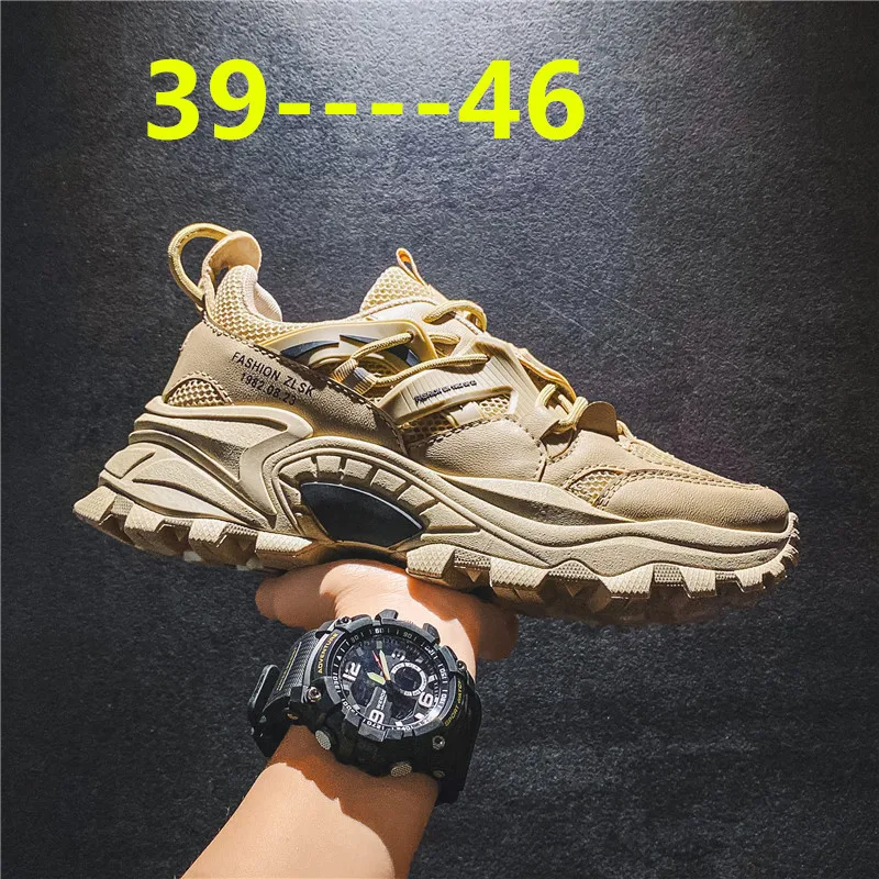 

Multicolor Men Casual Sneakers Korean Version All-match Retro Ulzzang Old Dad Shoes Student Platform Casual Shoes For Man