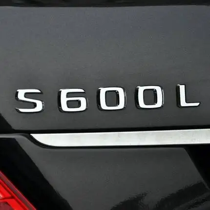 S500L наклейка на багажник автомобиля с буквенным принтом Для AMG Mercedes Benz W221 W169 W216 C197