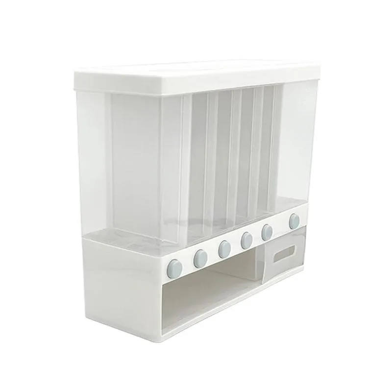 

Classified Metering Rice Tank Automatic Rice Output Wall-hung Rice Bucket Plastic Storage Tank Sealed Tank Whole Grain Cans