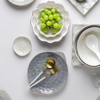 nordic ceramic simplicity steak plate light luxury european tray fruit dessert tableware home cooking creative dinner %d0%bf%d0%be%d1%81%d1%83%d0%b4%d0%b0