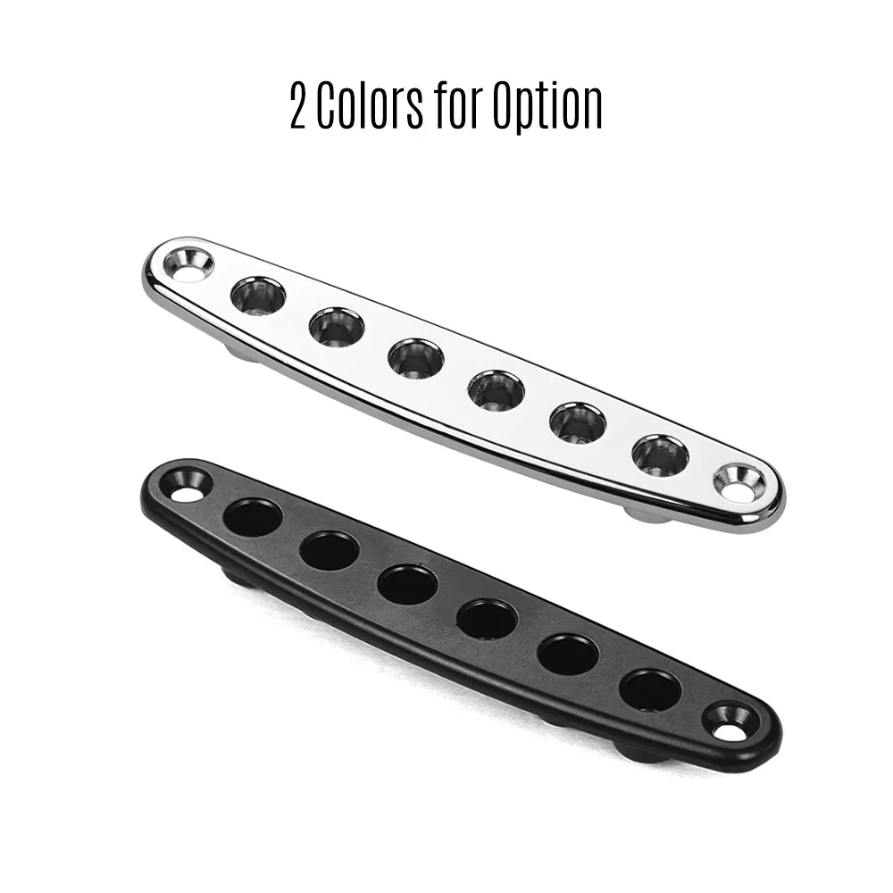 elektrische gitarre teile metall brücke string durch körper aderendhülsen buchse platte für gitarre ersatz free global shipping