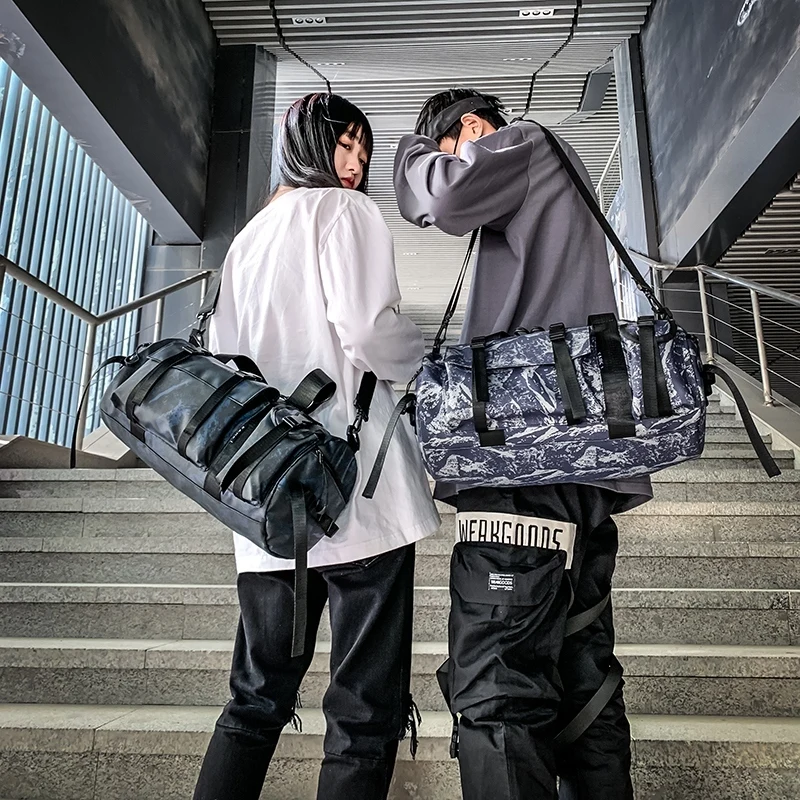 Мужская спортивная сумка новый тренд камуфляжная Большая вместительная уличная
