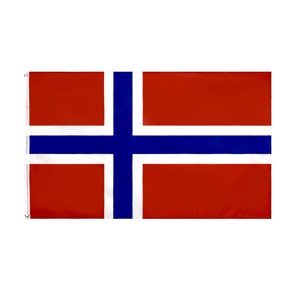 

Morning kongeriket noreg Norway national flag 90x150cm single sided printed polyester grommets flag banner