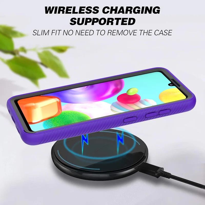 

Transparent Armor 2in1 Shockproof Bumper Phone Case For Samsung A31 A32 A41 A51 A70 A71 M31 M51 Hybrid Protect Back Cover