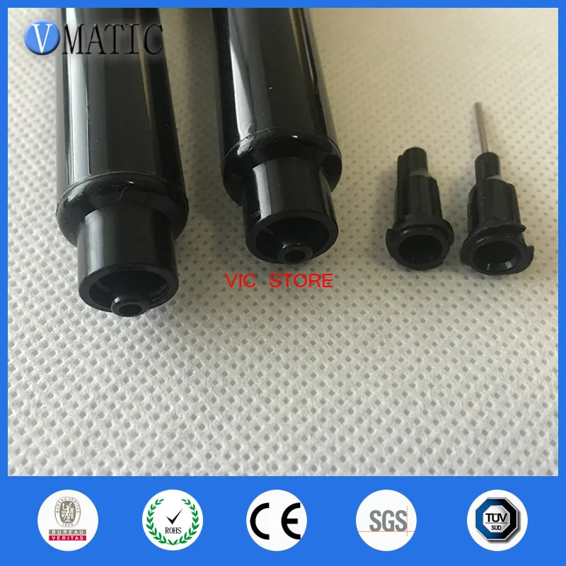 Free Shipping 10 Sets 5cc / ml Black UV Plastic Syringe With Glue Dispensing Needle/ Cap/Stopper | Обустройство дома