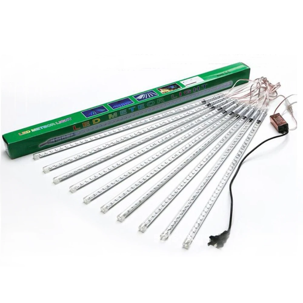 30 см/50 см/80 см Открытый метеоритный дождь 10 трубки 2835SMD светодиодные гирлянды