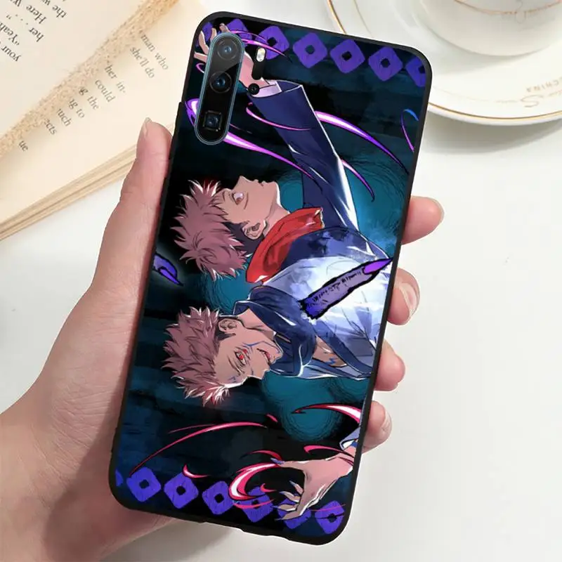 

Cartoon Anime Jujutsu Kaisen Phone Case For Huawei P20 P30 P40 lite Pro P Smart 2019 Mate 10 20 Lite Pro Nova 5t