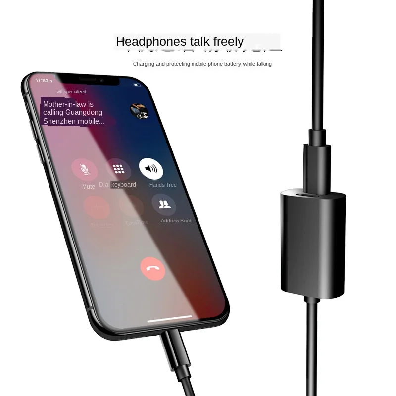 2 1 В мобильный телефон кабель переходник аудио переводная головка для IPhone