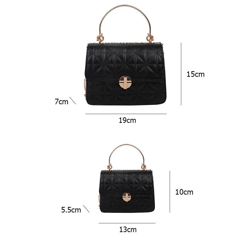

Multi-functional Female Festival Gifts Fashion PU Crossbody Bags for Women Travel Female Shoulder Chain Purse Handbags