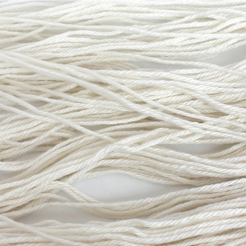 

100g Silk Merino Yarn Fingering DK Weight Hand Knitting Crochet Undyed DIY Natural White Soft High Quality