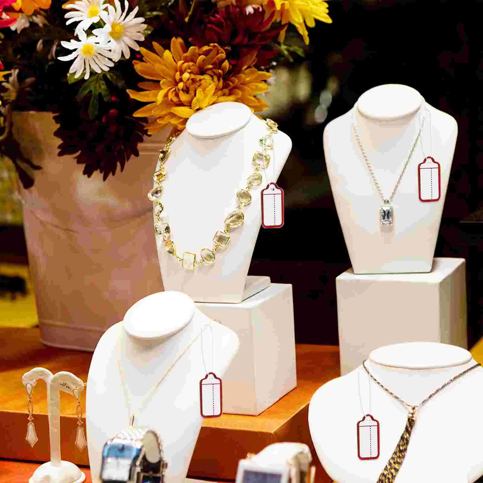 500 шт. прочная ценовая этикетка бирка для ювелирных изделий бумажная Подарочная