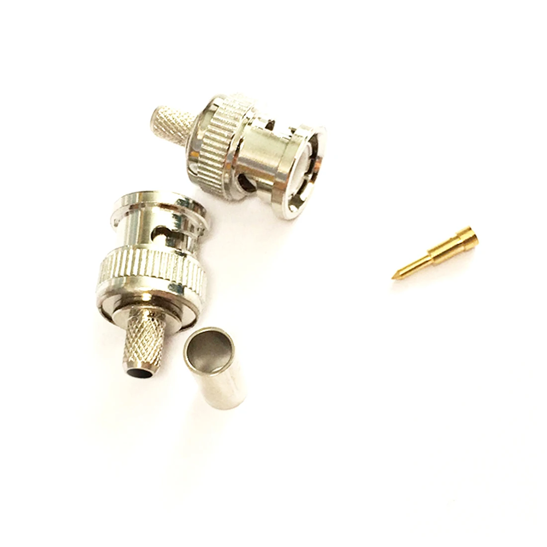 1 шт. BNC штекер RF коаксиальный соединитель обжимной RG58 RG142 RG400 LMR195 кабель прямой