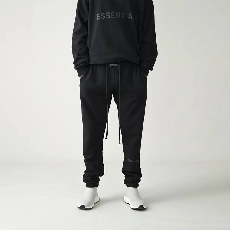 

Мужские спортивные брюки SS21 Essentials, светоотражающие модные дизайнерские брюки для бега в стиле хип-хоп на осень и весну