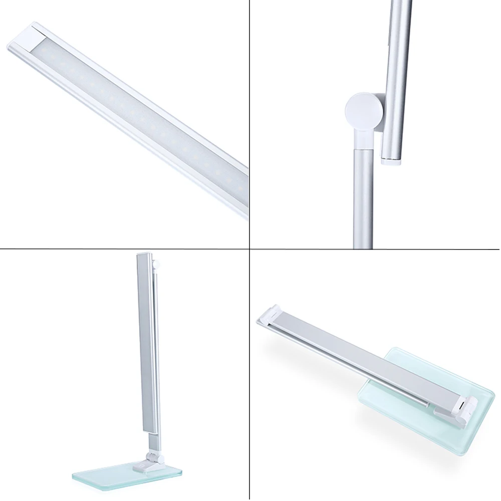 Светодиодная настольная лампа современный офисный светильник для чтения с