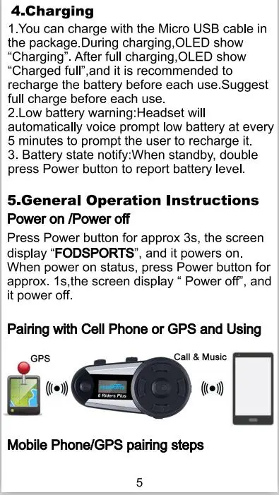 2 шт. V6 плюс 6 ездоков, 1200 м Система внутренней связи по Bluetooth гарнитура беспроводное переговорное устройство BT-спаренная система внутренней связи FM светодиодный