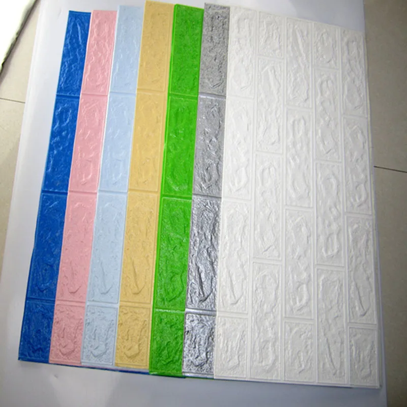 70*77 см DIY самоклеящаяся 3D настенная наклейка s декор для спальни пенопластовый