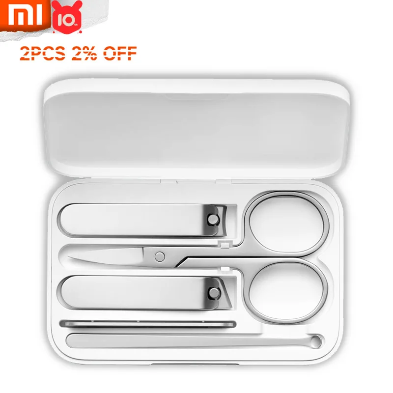 Набор для стрижки ногтей Xiaomi Mijia из 5 предметов легкая универсальная элегантная