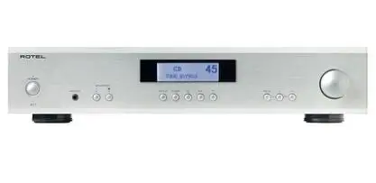 Silver Британский ROTEL A11 домашний стерео Bluetooth усилитель мощности HiFi усилитель поддерживает Bluetooth волокно 50 Вт+ 50 Вт Класс AB Усилитель - Цвет: Silver