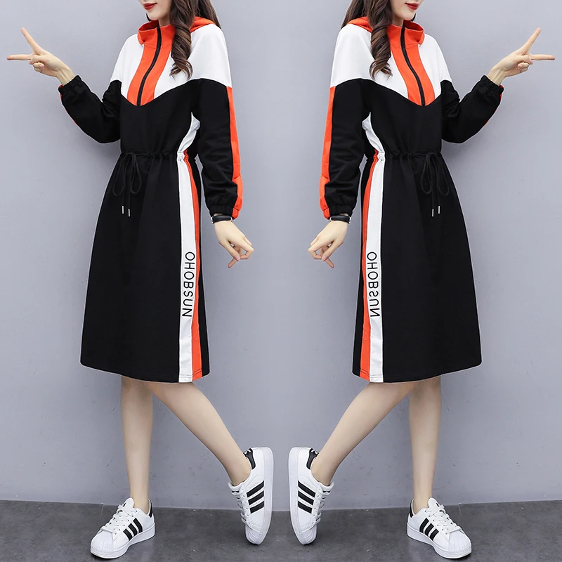 2020 весеннее Новое модное женское Повседневное платье с отворотом и длинным