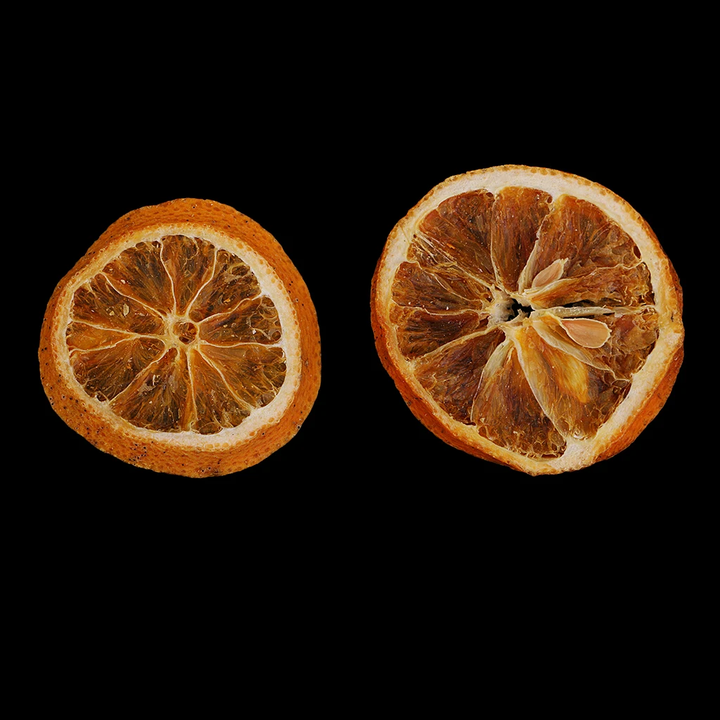 Сушеные прессованные фрукты оранжевый ломтик для каучука изготовление