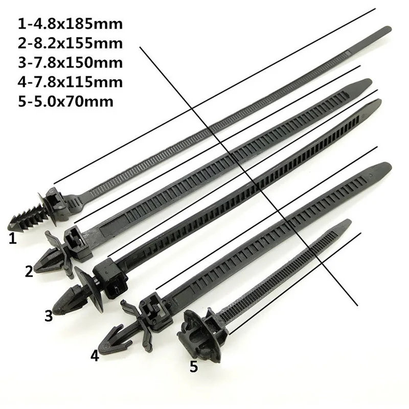 Лента для проводов в комплекте Автомобильный Кабель крепеж застежка-молния