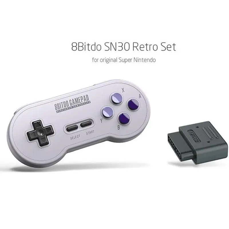 BEESCLOVER SN30 8Bitdo Ретро Bluetooth контроллер геймпад с приемником адаптер Набор для Android Mac для NAND SNES SF-C d40