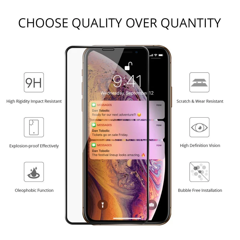Acespower 9H закаленное стекло для iPhone 11 Pro Max 6 6S 7 8 Plus X XS MAX XR Жесткие защитные пленки