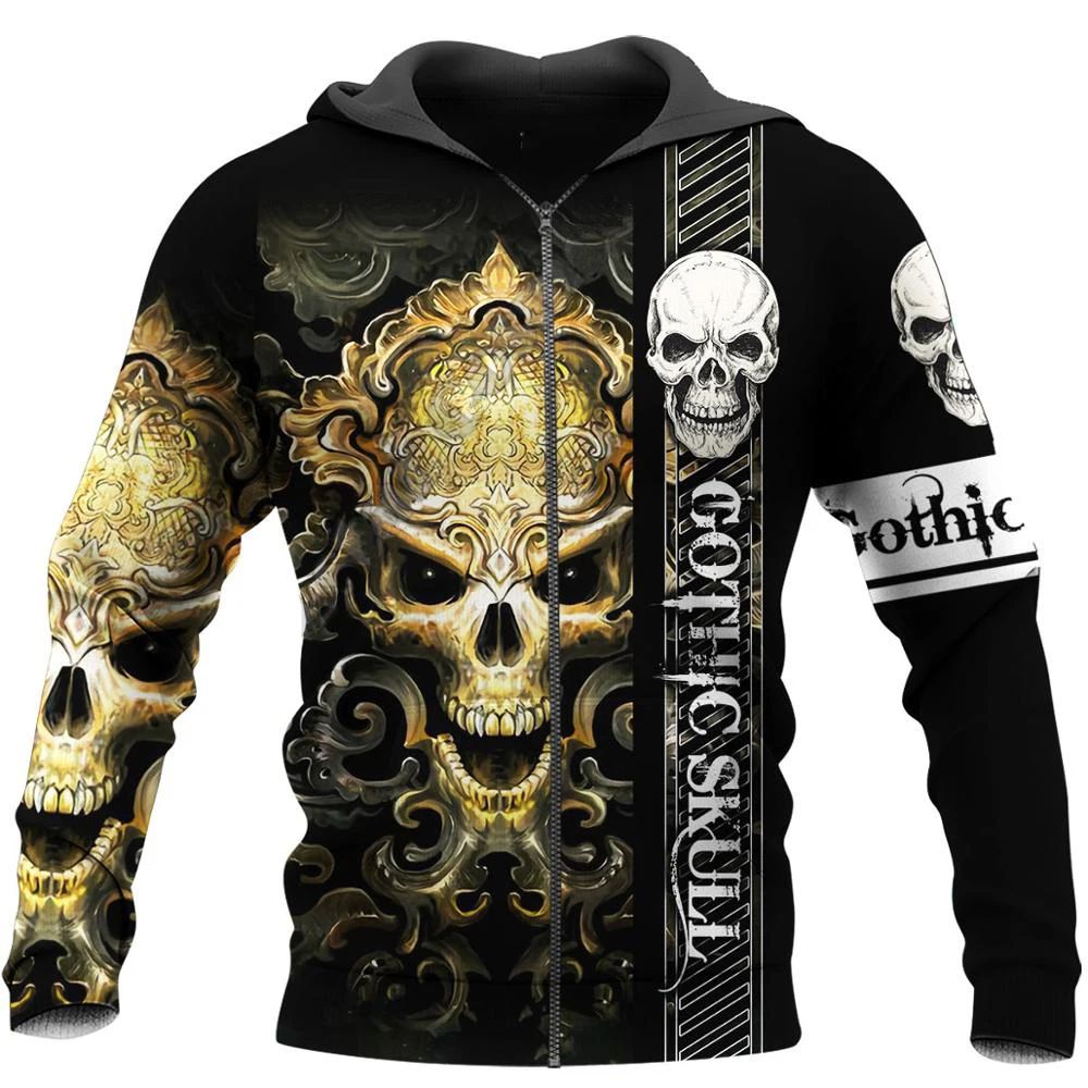 

Cosmos Newest Ghost Gothic Skull Funny Harajuku Pullover NewFashion Streetwear 3DPrint Zip/Hoodies/Sweatshirts/Jacket