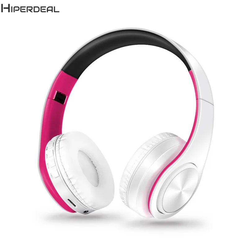 Wireless Cute Headphones For Girls High Quality Bluetooth Cell Phones Stereo Audio Earphones PC TF Card Headset 8.16 | Электроника