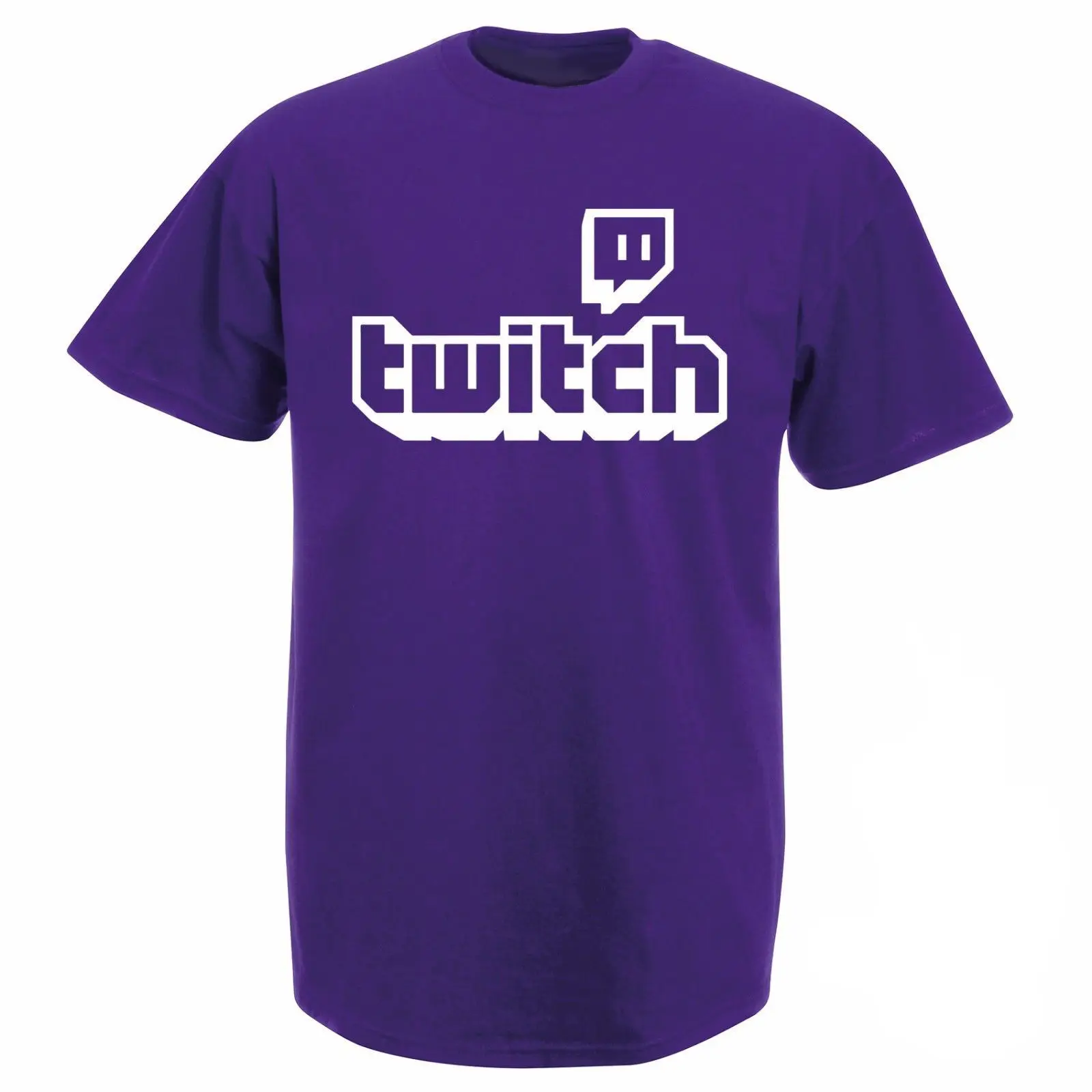 Футболка Twitch Tv Фиолетовый Игровой Топ Мужская футболка геймер подарки на день