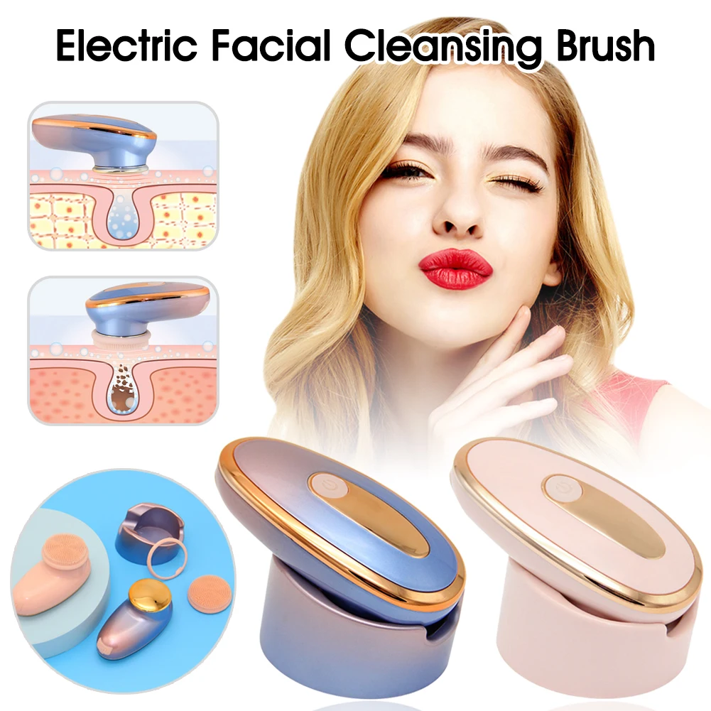 

Cleansing Brush Sonic Nu Face Spin Brush Set Galvanica Spa System For Skin Deep Cleaning Remove Blackhead Machine