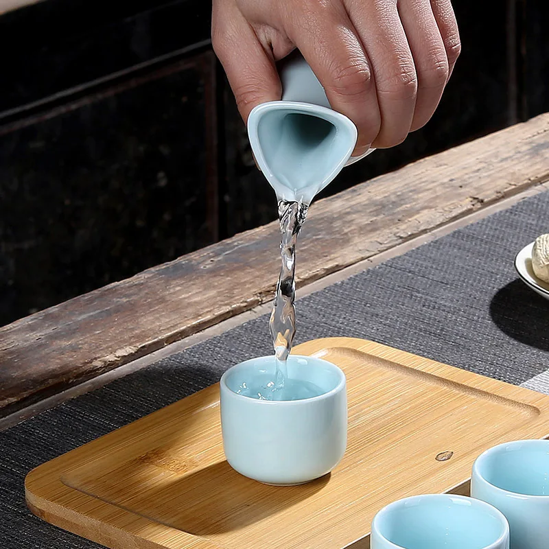 Керамический кувшин для вина коробка защиты окружающей среды простой удобный