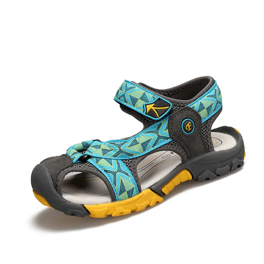 Детские сандалии для маленьких мальчиков Летние повседневные малышей дышащая