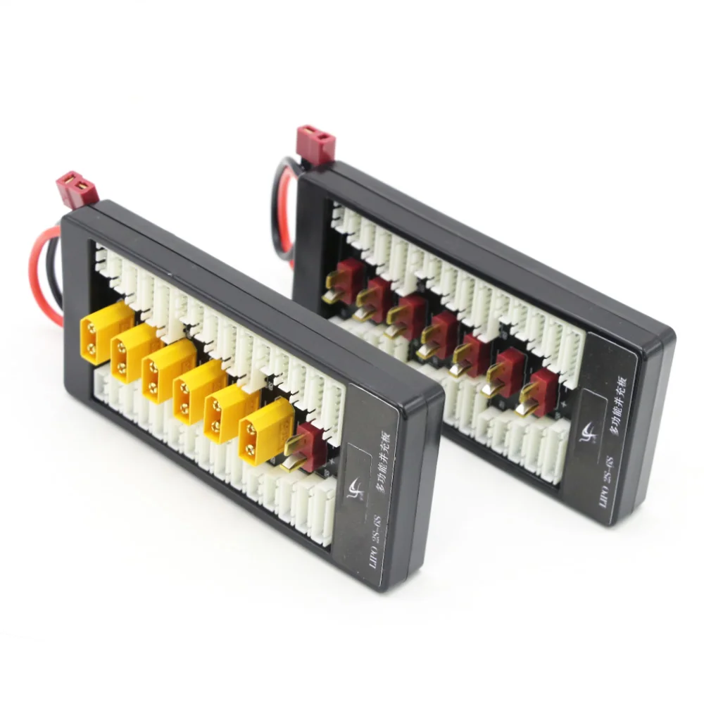 Мульти 2S-6S Lipo параллельная сбалансированная плата для зарядки XT60 Разъем RC